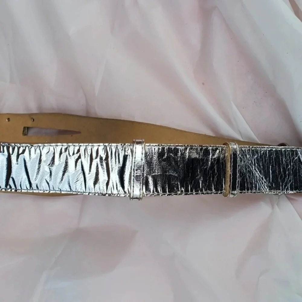 Vintage‎ Silver Foiled belt S..M